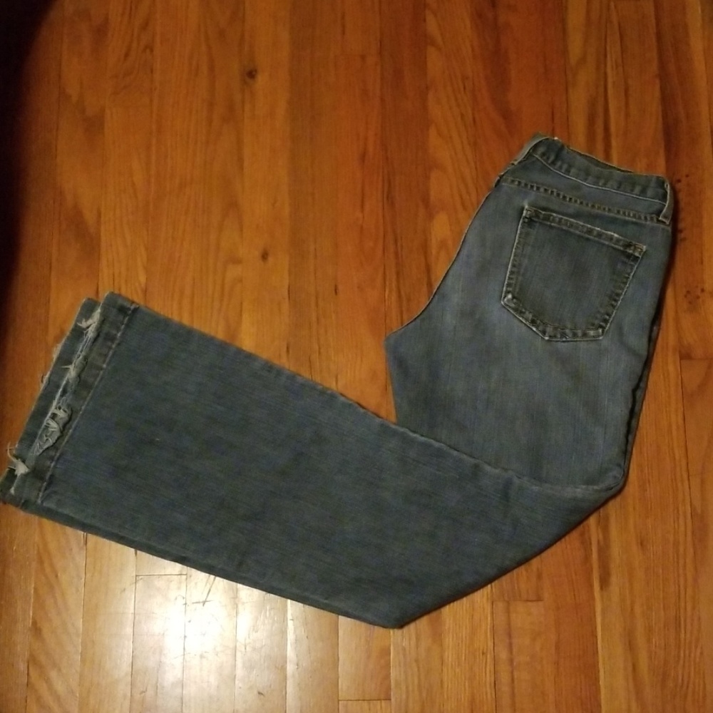 Gap brand long and lean jeans.